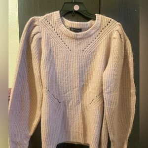 INC International Concepts Light Pink Crew Neck Sweater